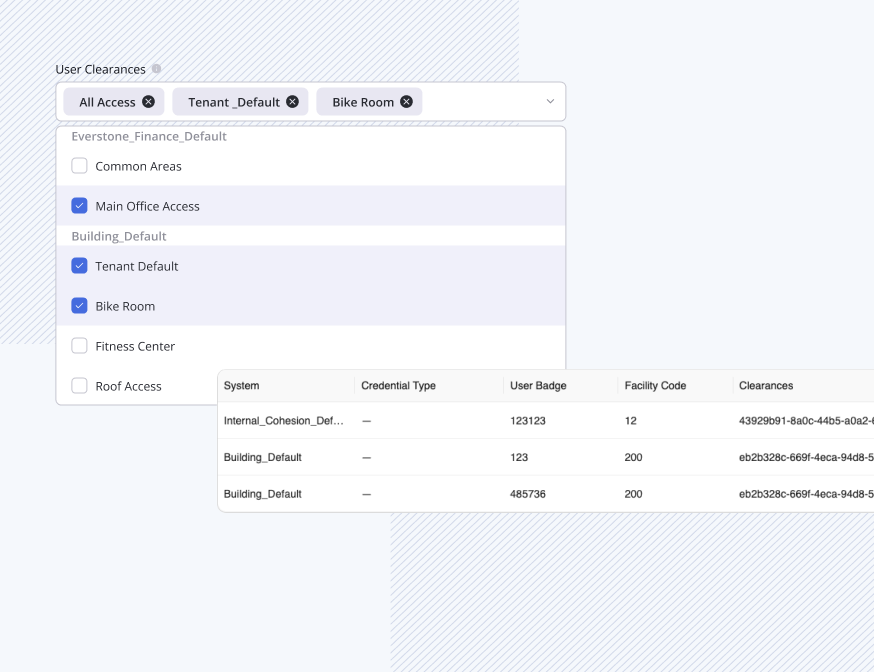 Tenant + base-building partition