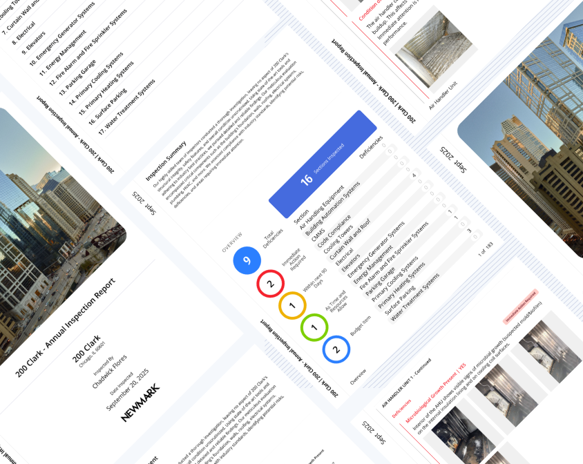 Inspection report export