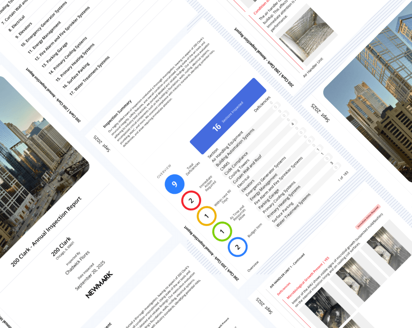 Inspection report export