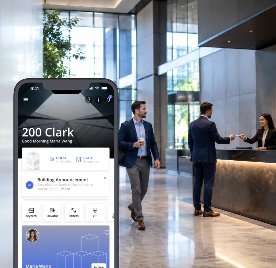 Branded tenant app + Savvy management console